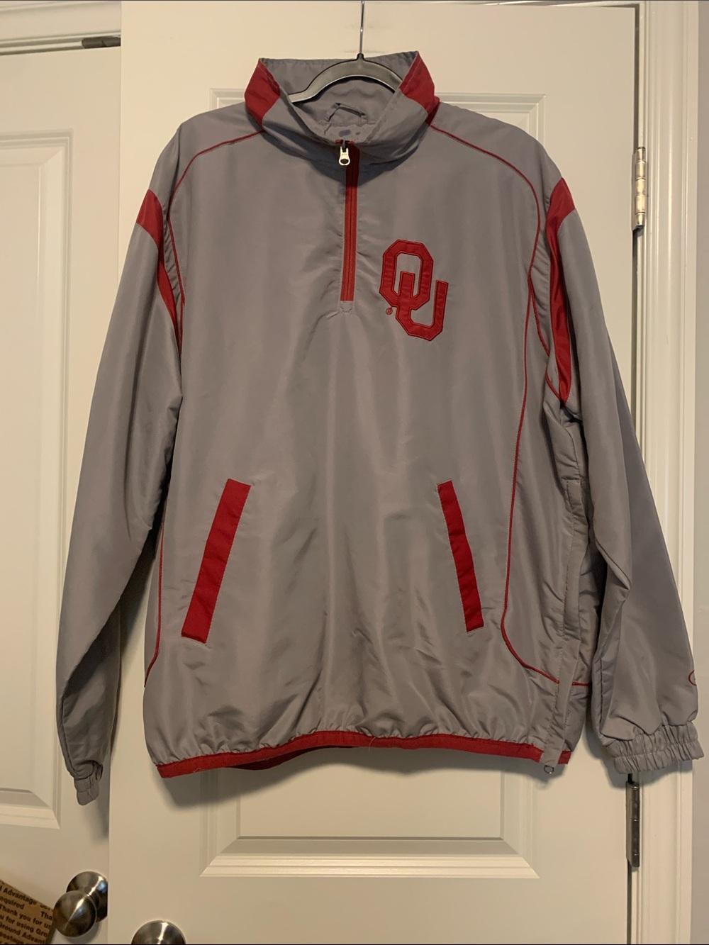 Oklahoma Sooners Jacket GIII Sports by Carl Banks Sz XL, GUC